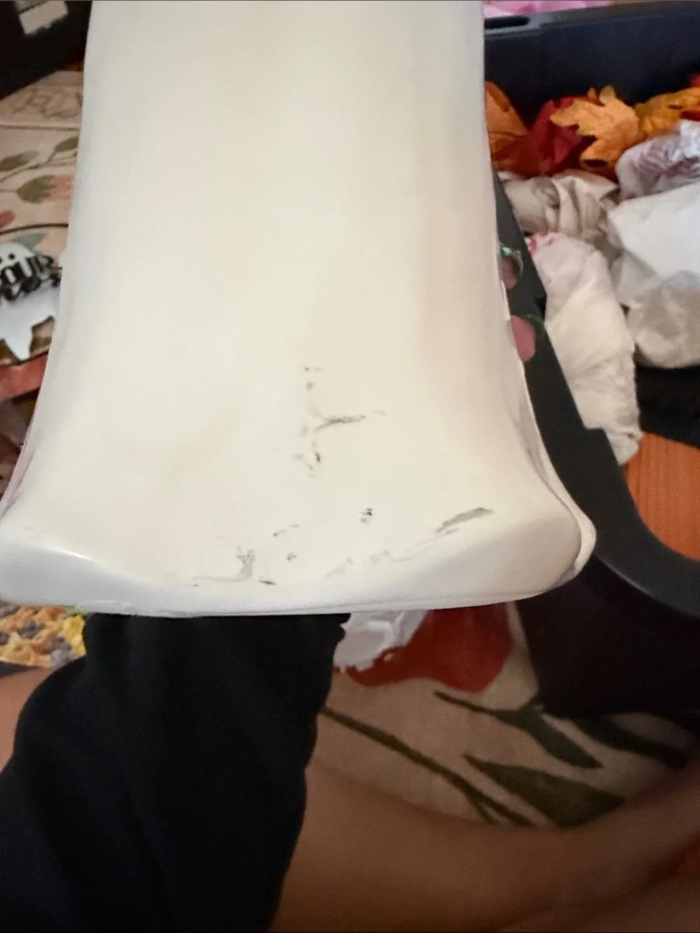 Rae Dunn White Ceramic Base with Brand Stamp